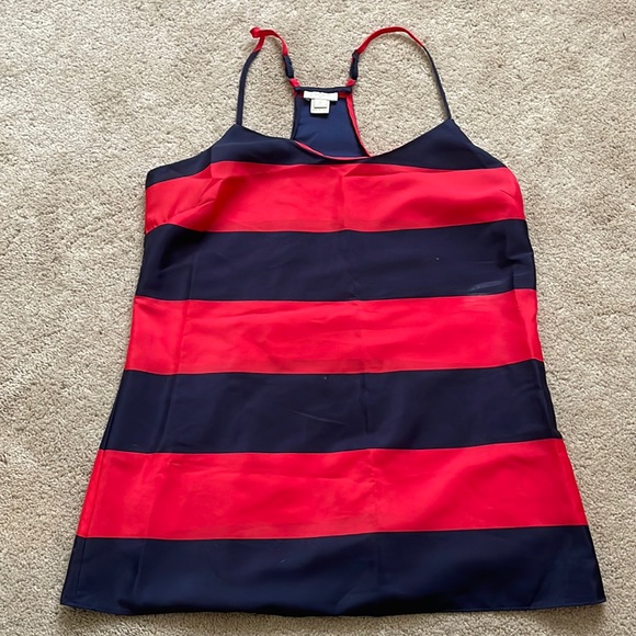 Navy stripe tank top - Picture 1 of 2